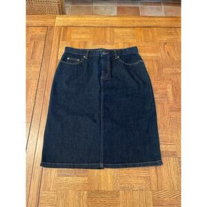 LRL LAUREN RALPH LAUREN DENIM SKIRT SIZE 4
